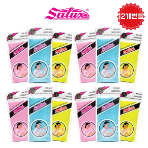 일본 발명상 수상, 특허 보유 샤워타월 살룩스(Salux) - 12개 번들