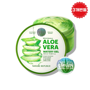 마일드 & 모이스쳐 알로에 베라 수딩젤 (수분, 진정, 쿨링) 3개 번들 - Jar 타입