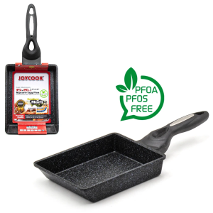 조이쿡(JOYCOOK) 캐스트 알루미늄 사각 에그팬(듀라스톤 마블) 20cm
