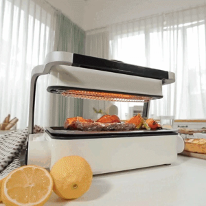 케어시스 연기잡는 더블케어그릴 풀세트(그릴+전골팬+가방)