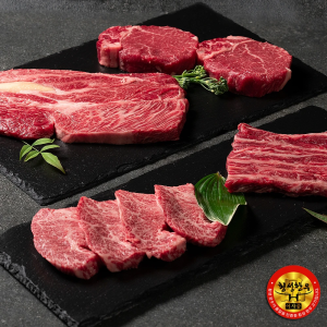 [고국배송] 횡성한우 엄선구이세트2호 - 등심+채끝+갈비꽃살