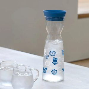 하리오(Hario) 내열유리 물병 1.0L - 블루